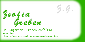 zsofia greben business card